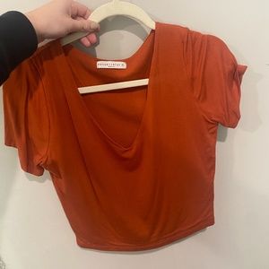 Orange Crop Tee Size L